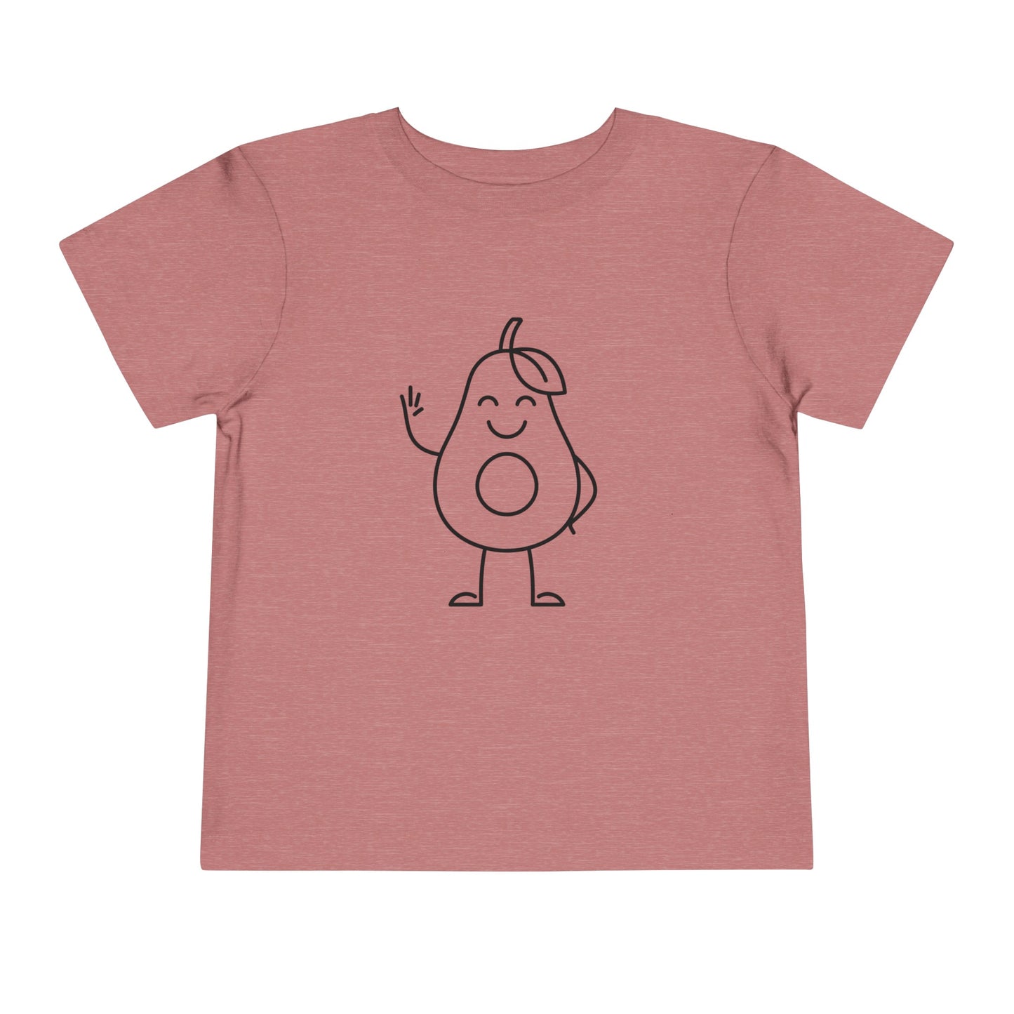 Happy Avocado Print Toddlers T-Shirt