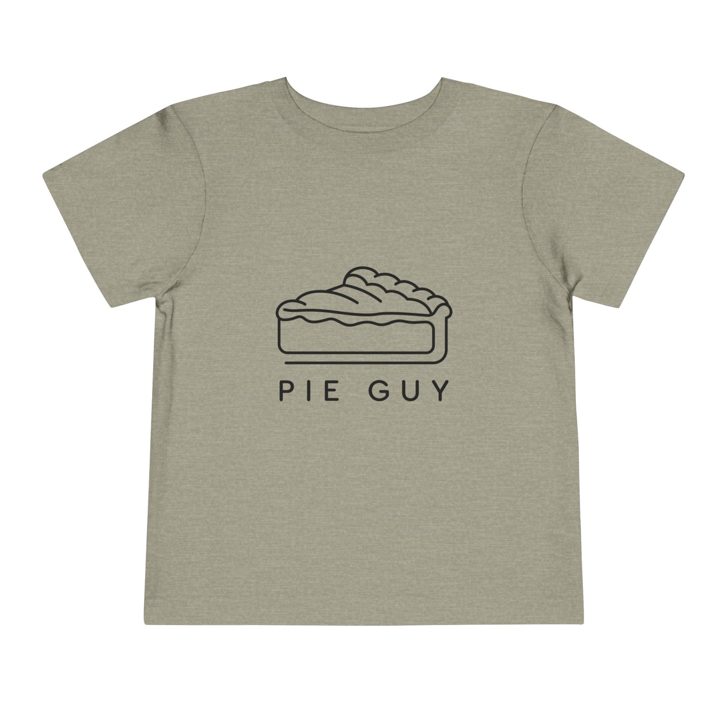 Pie Guy Print Toddlers T-Shirt