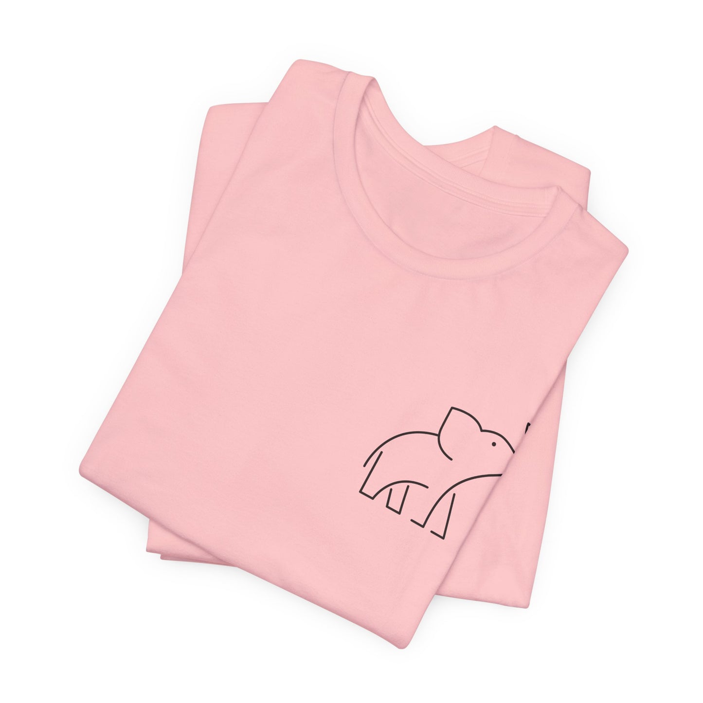 Elephant Print Men & Women T-Shirt