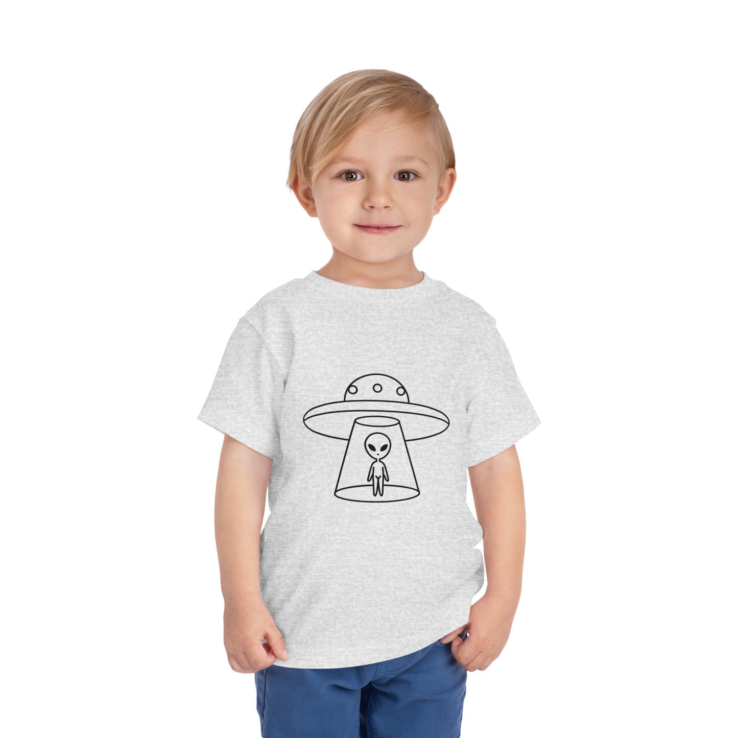 Alien UFO Print Kids T-Shirt