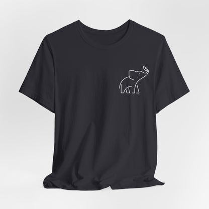 Elephant Print Men & Women T-Shirt