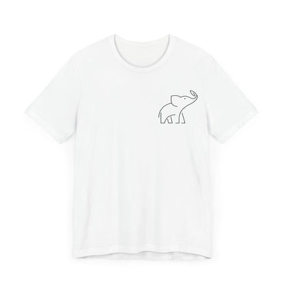 Elephant Print Men & Women T-Shirt