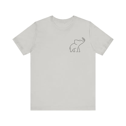 Elephant Print Men & Women T-Shirt