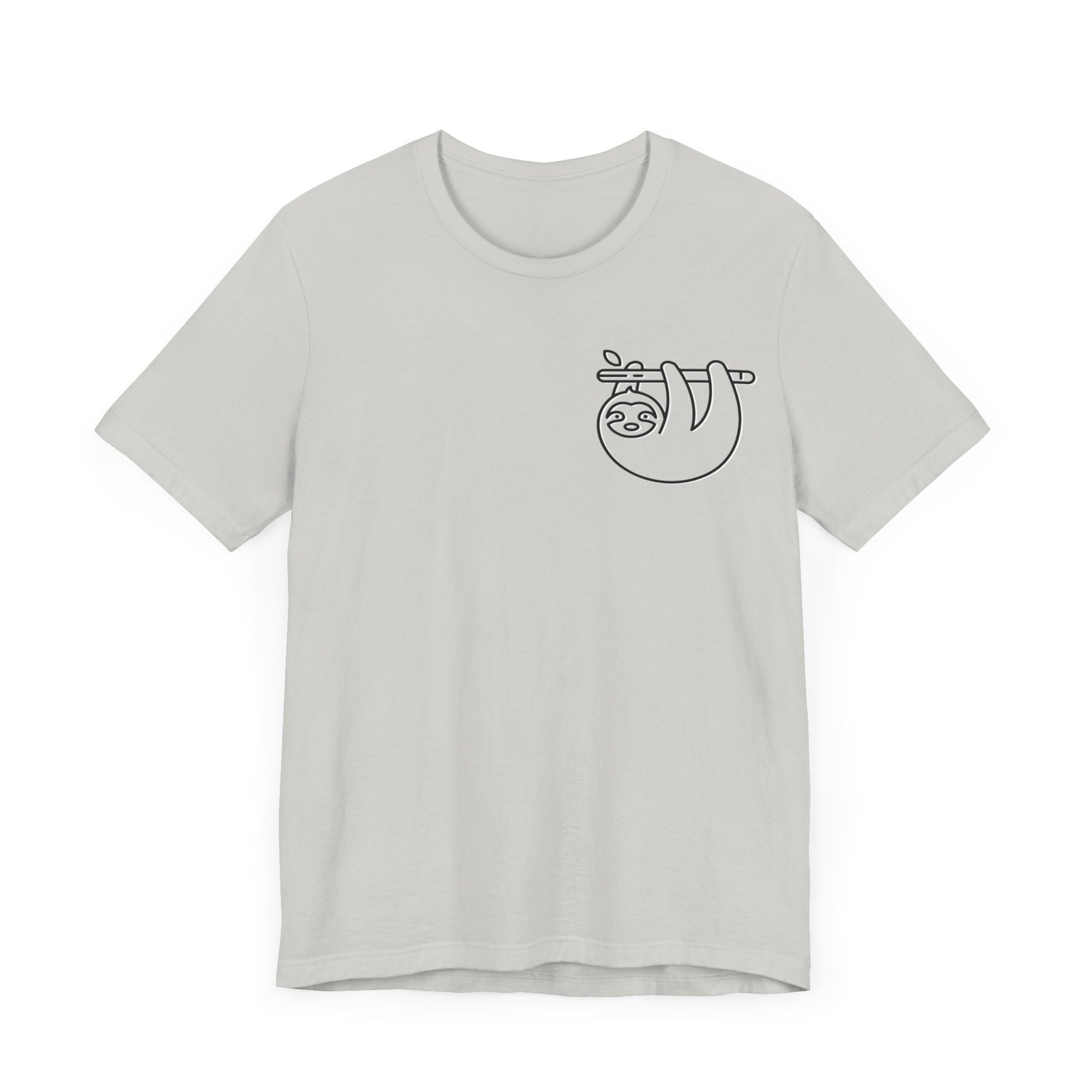 Sloth Print Men & Women T-Shirt