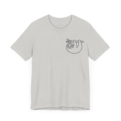 Sloth Print Men & Women T-Shirt