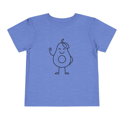 Happy Avocado Print Toddlers T-Shirt