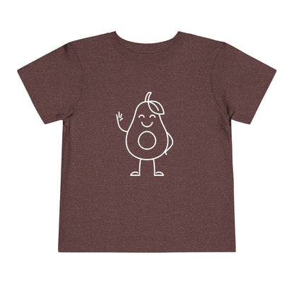 Happy Avocado Print Toddlers T-Shirt