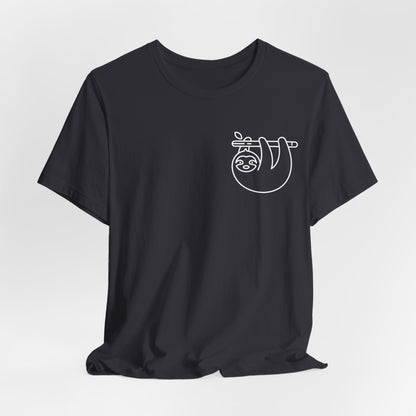 Sloth Print Men & Women T-Shirt