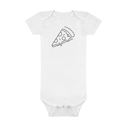 Cheesy Pizza Print Baby Onesies