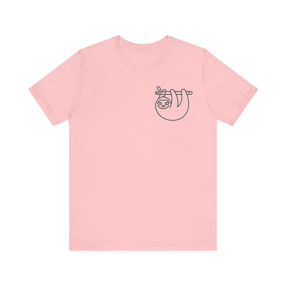 Sloth Print Men & Women T-Shirt
