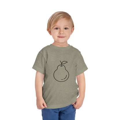 Pear Print Toddlers T-Shirt