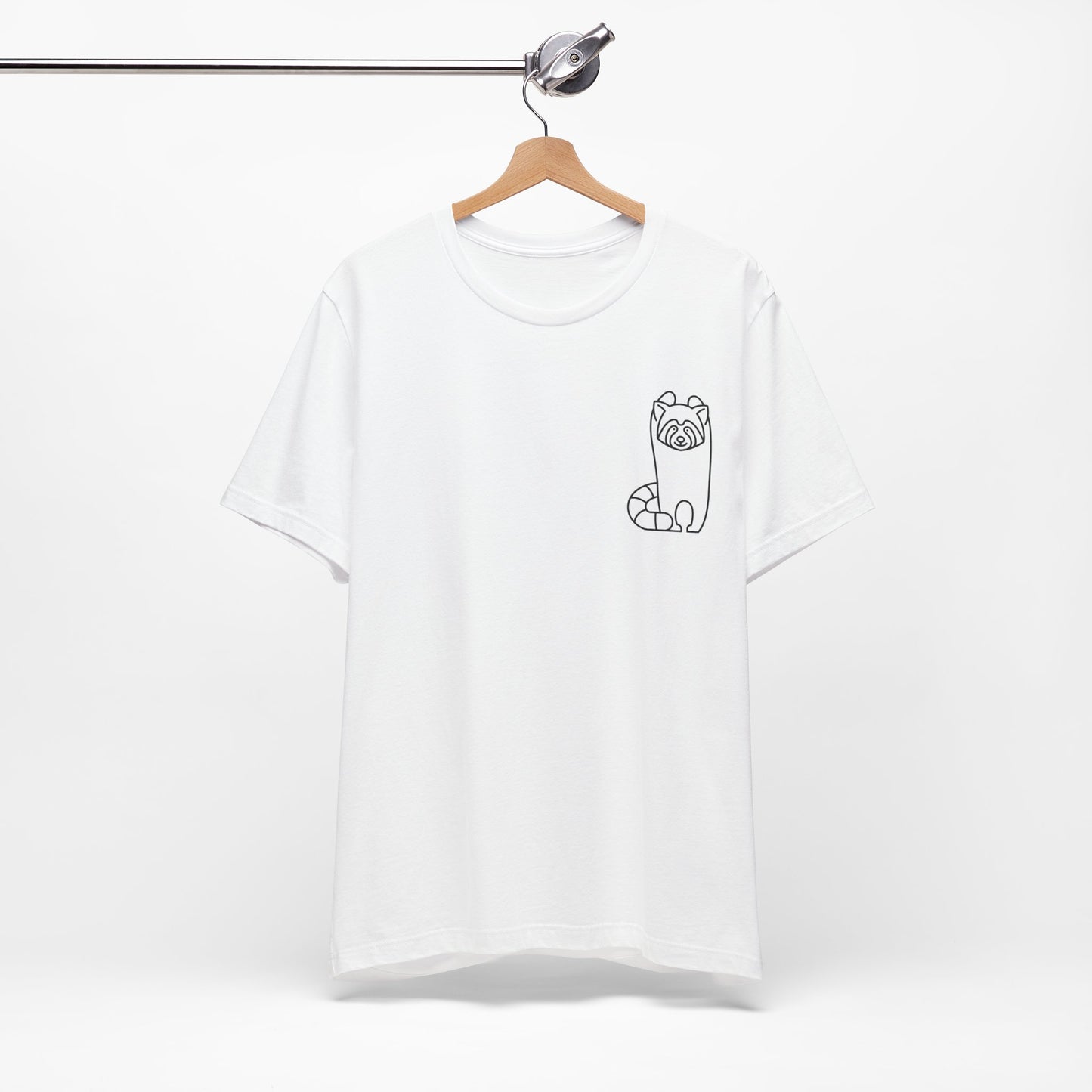 Standing Red Panda Print Men & Women T-Shirt