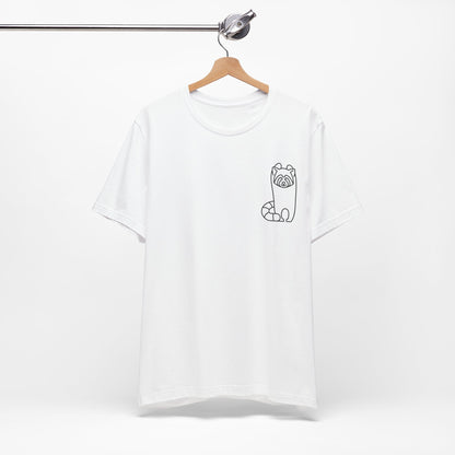 Standing Red Panda Print Men & Women T-Shirt