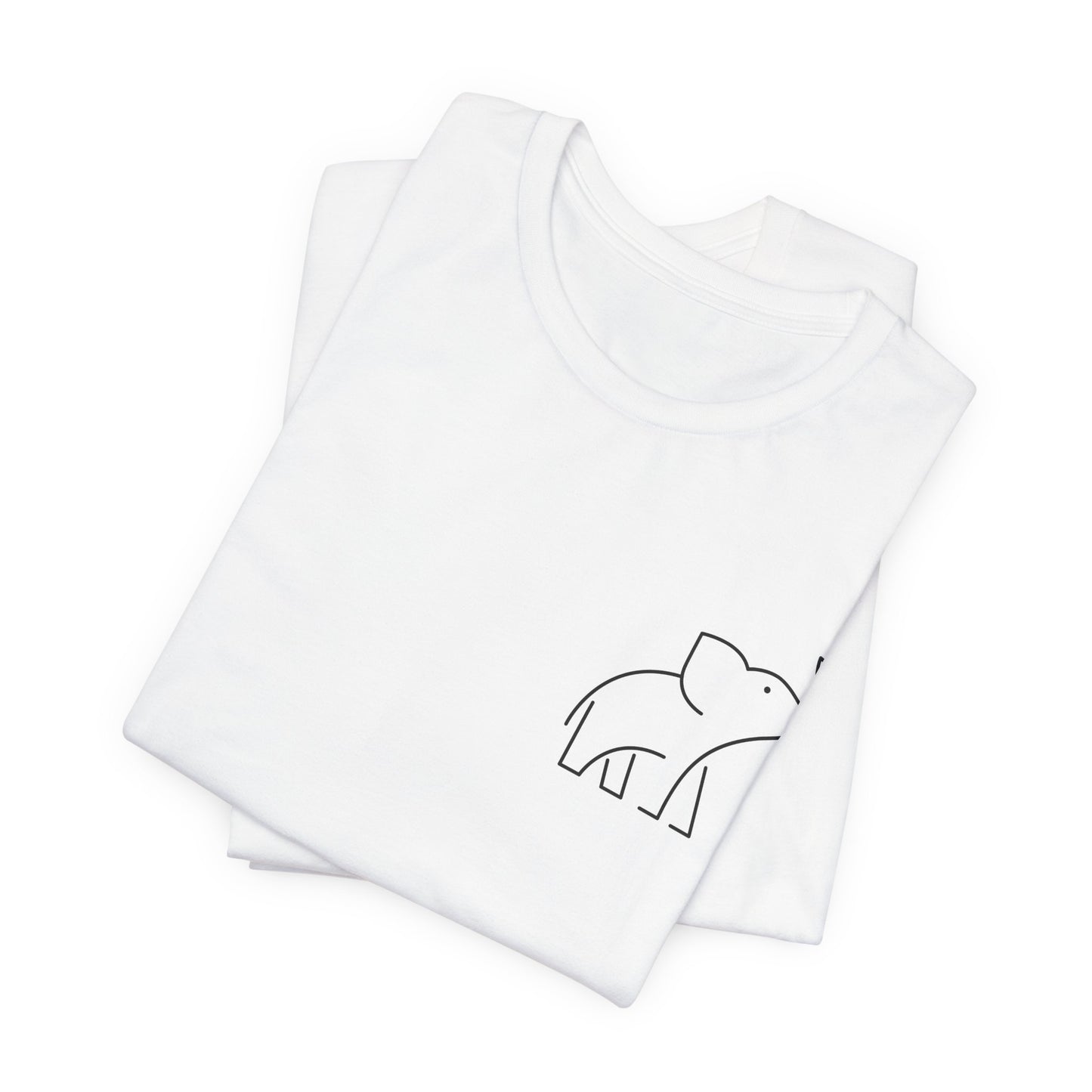 Elephant Print Men & Women T-Shirt