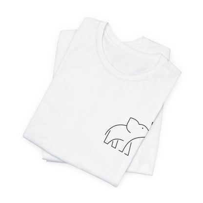 Elephant Print Men & Women T-Shirt