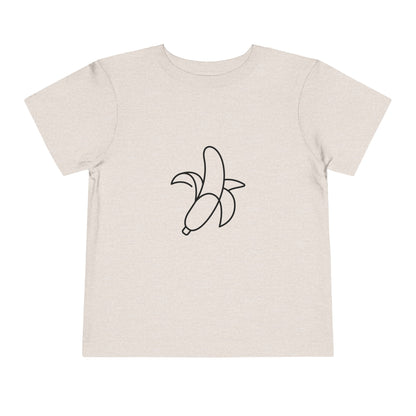 Peeled Banana Print Toddlers T-Shirt