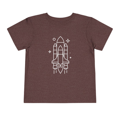 Rocket Ship Print Kids T-Shirt