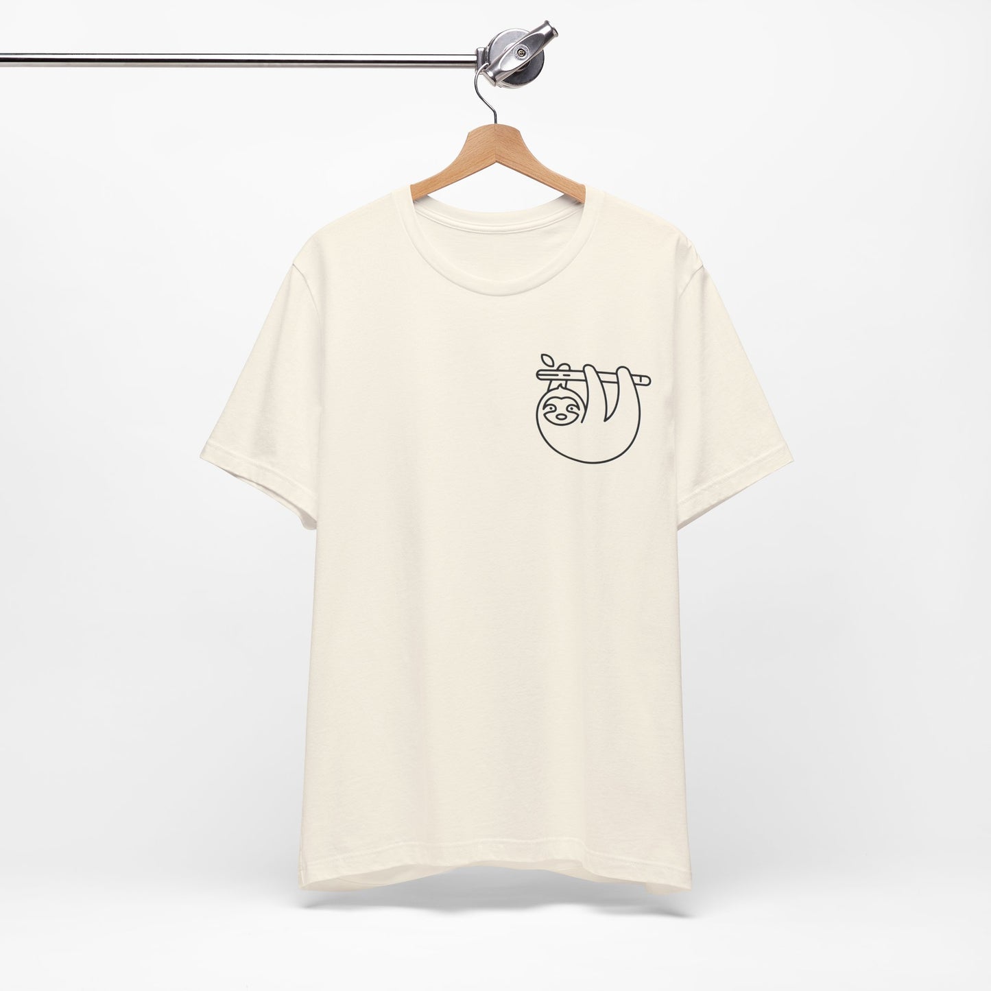 Sloth Print Men & Women T-Shirt