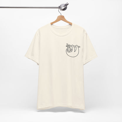Sloth Print Men & Women T-Shirt