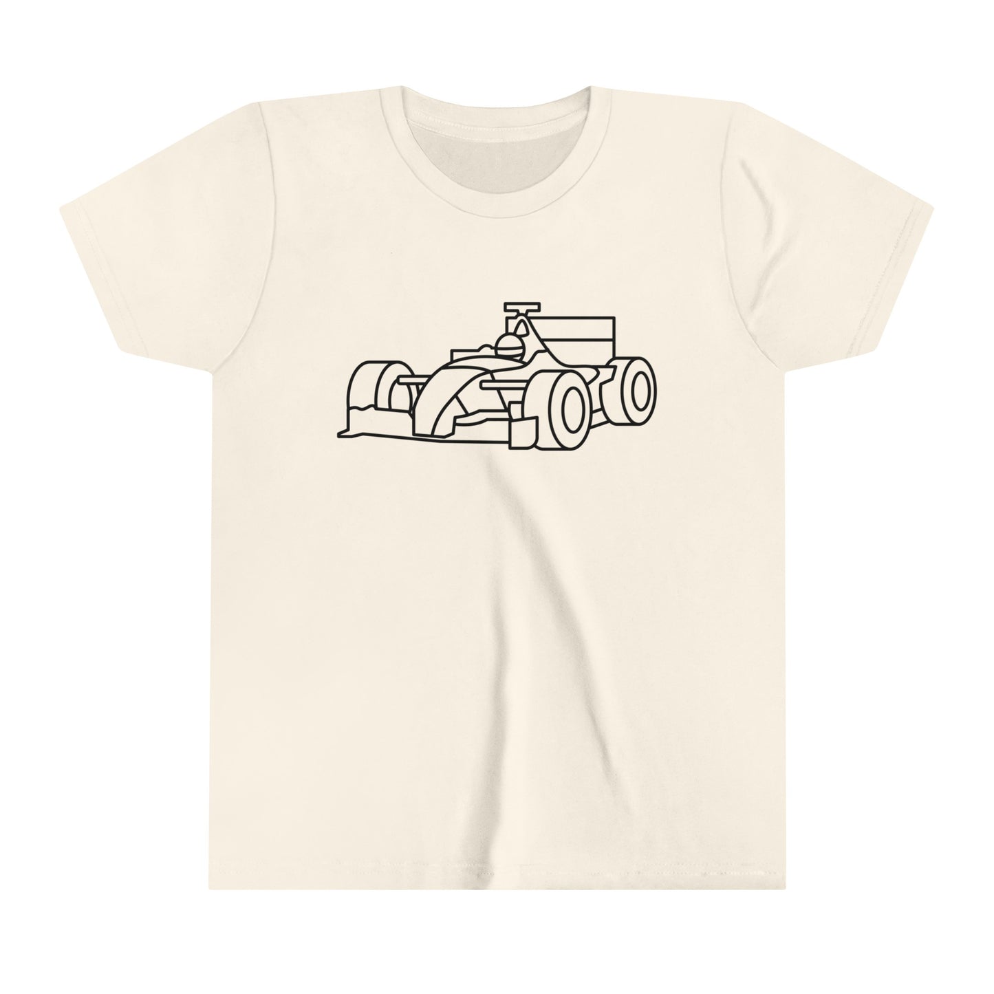 Zooming Race Car Youth T-Shirt