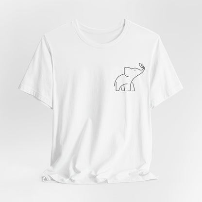 Elephant Print Men & Women T-Shirt