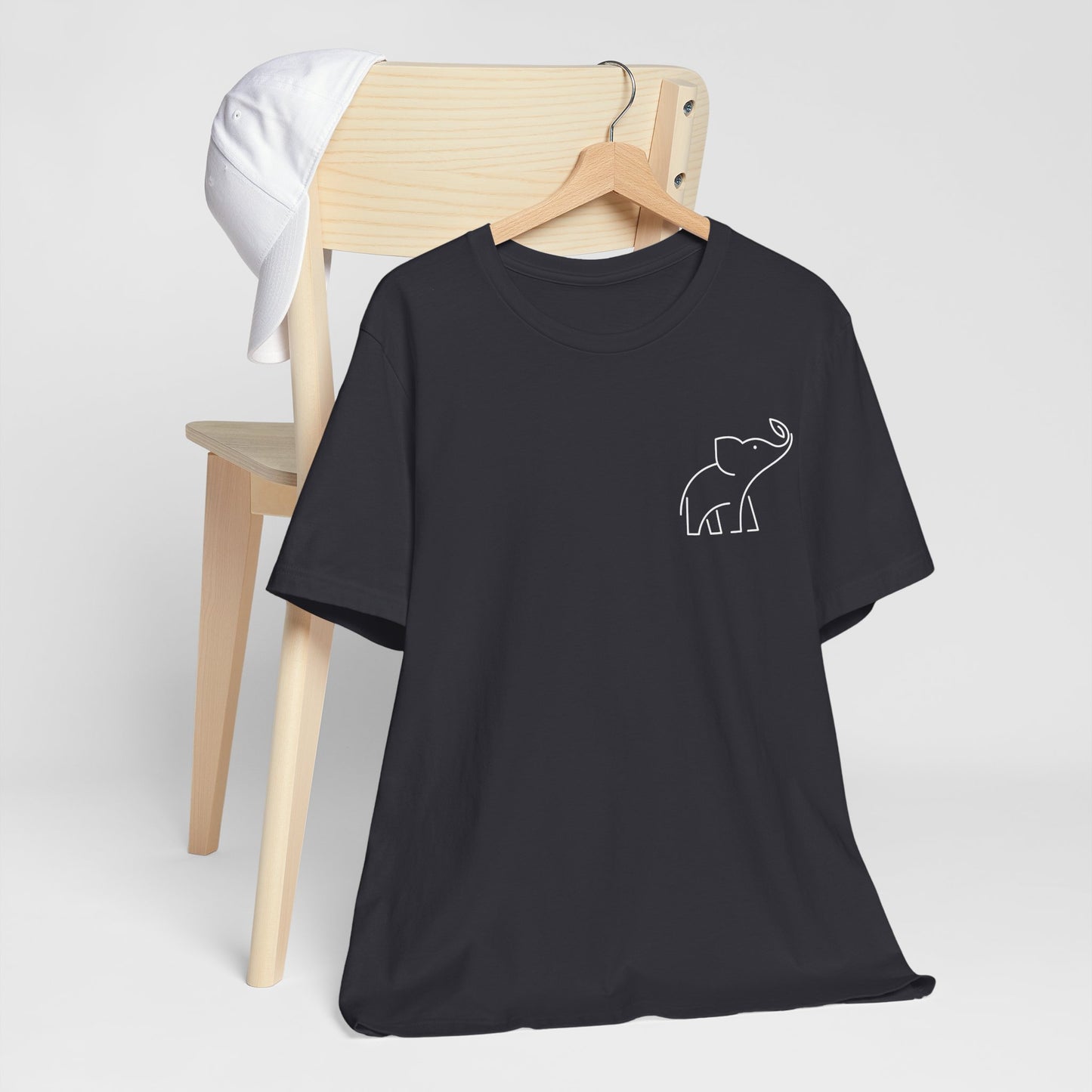 Elephant Print Men & Women T-Shirt