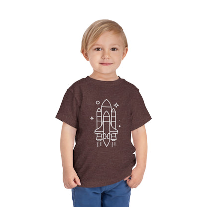 Rocket Ship Print Kids T-Shirt
