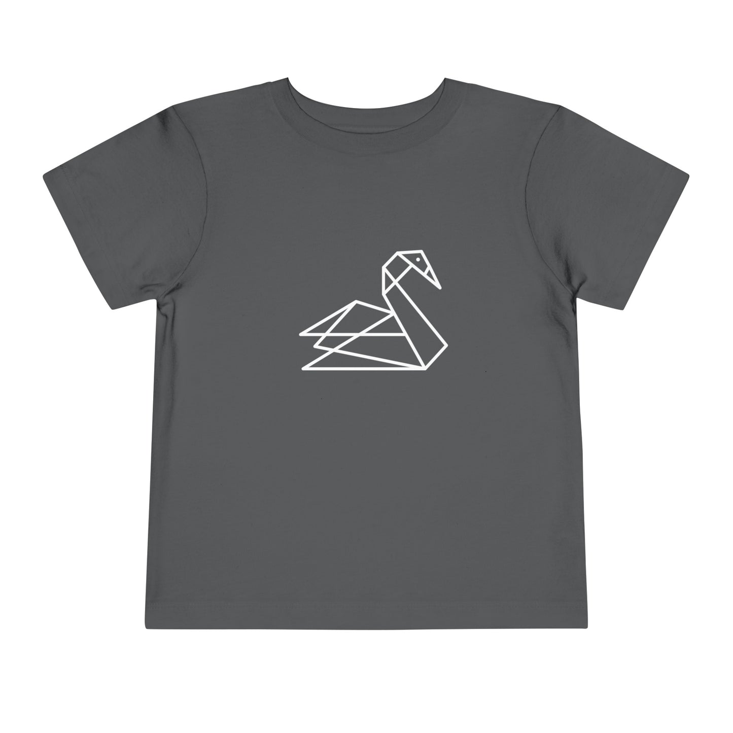 Origami Swan Print Toddlers T-Shirt