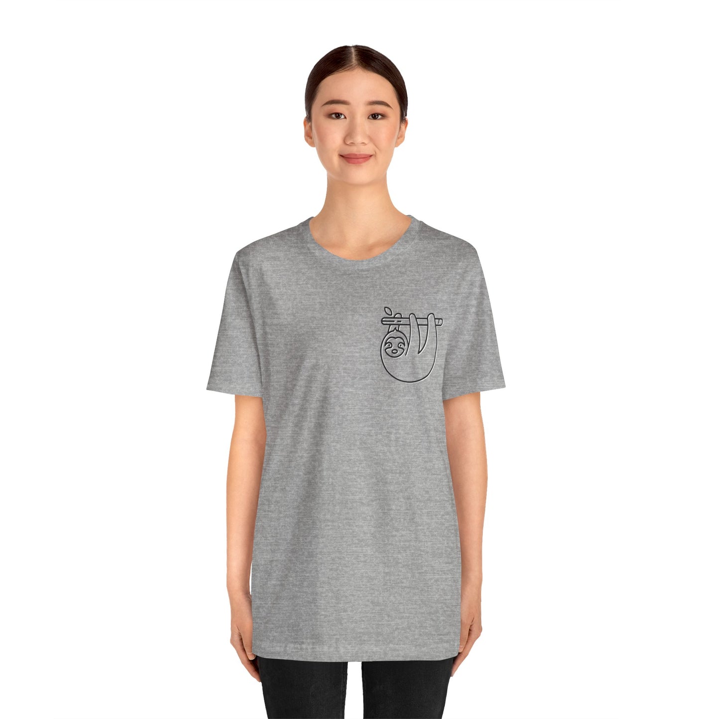Sloth Print Men & Women T-Shirt