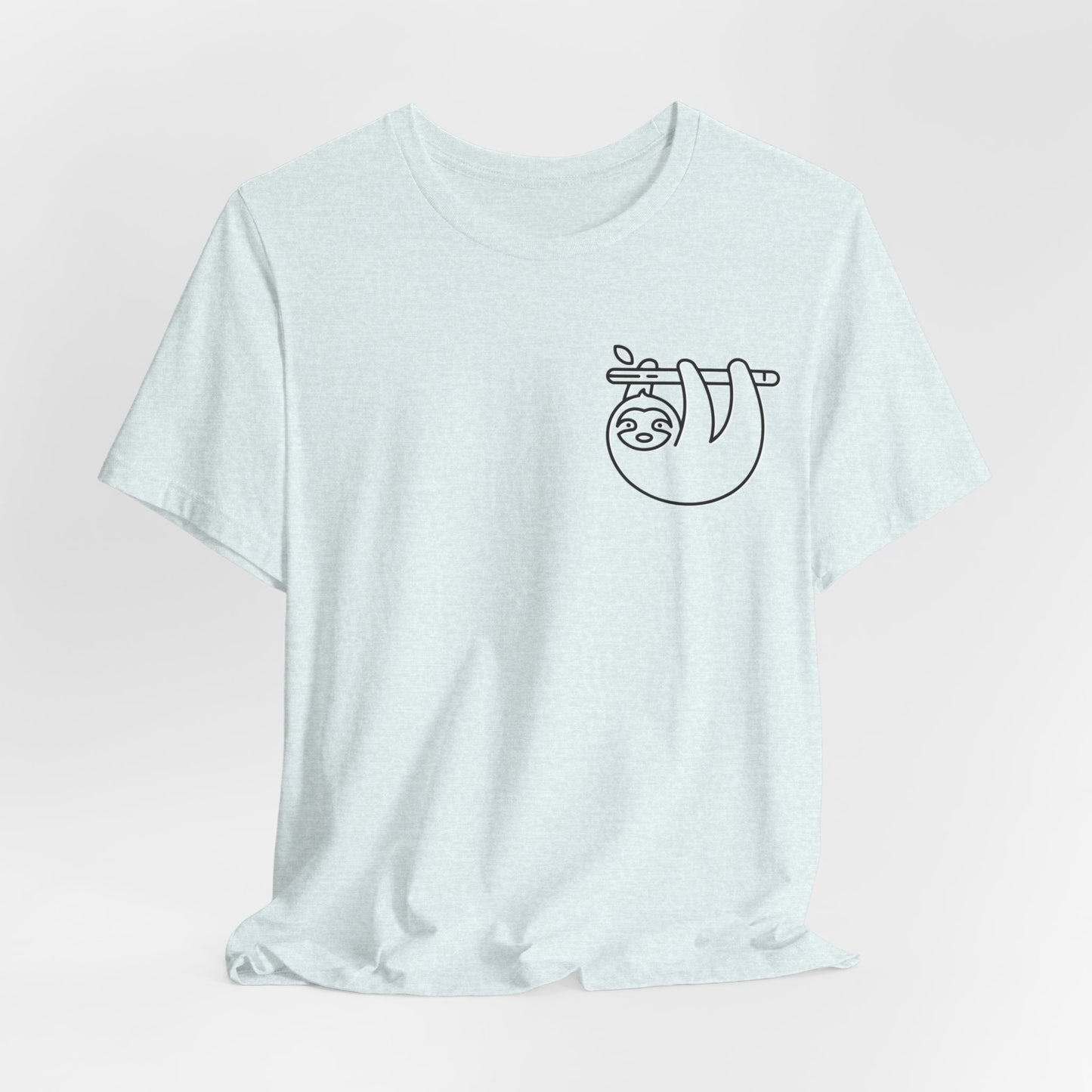 Sloth Print Men & Women T-Shirt