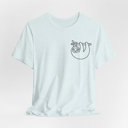Sloth Print Men & Women T-Shirt