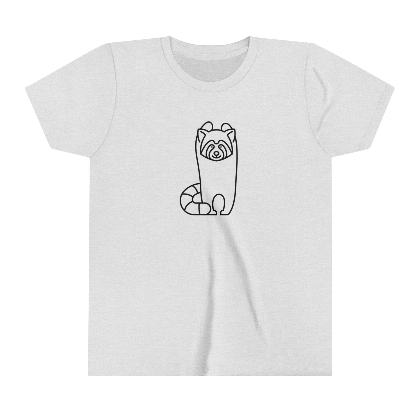 Standing Red Panda Print Youth T-Shirt
