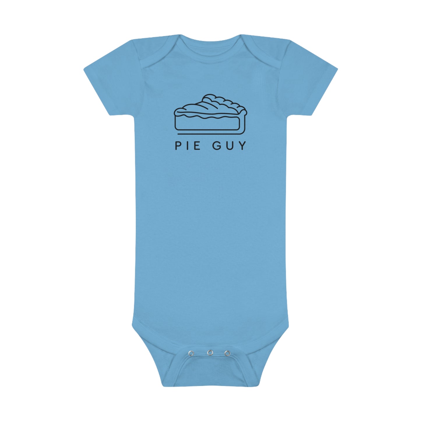 Pie Guy Print Baby Onesies