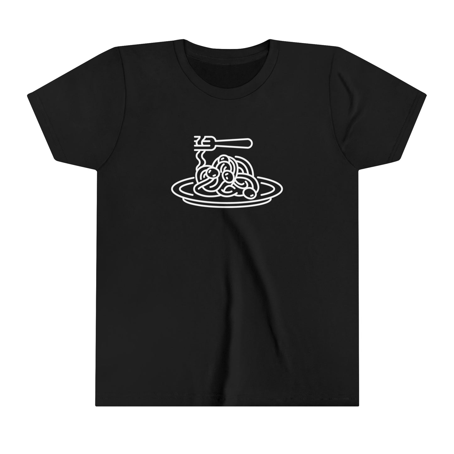 Spaghetti Dinner Print Youth T-Shirt