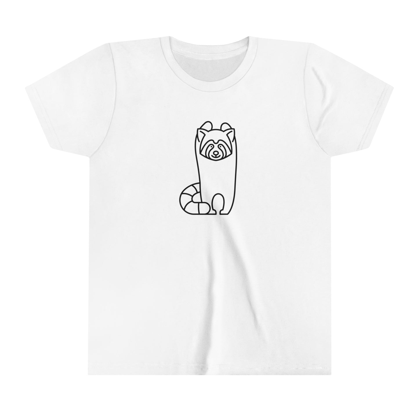 Standing Red Panda Print Youth T-Shirt