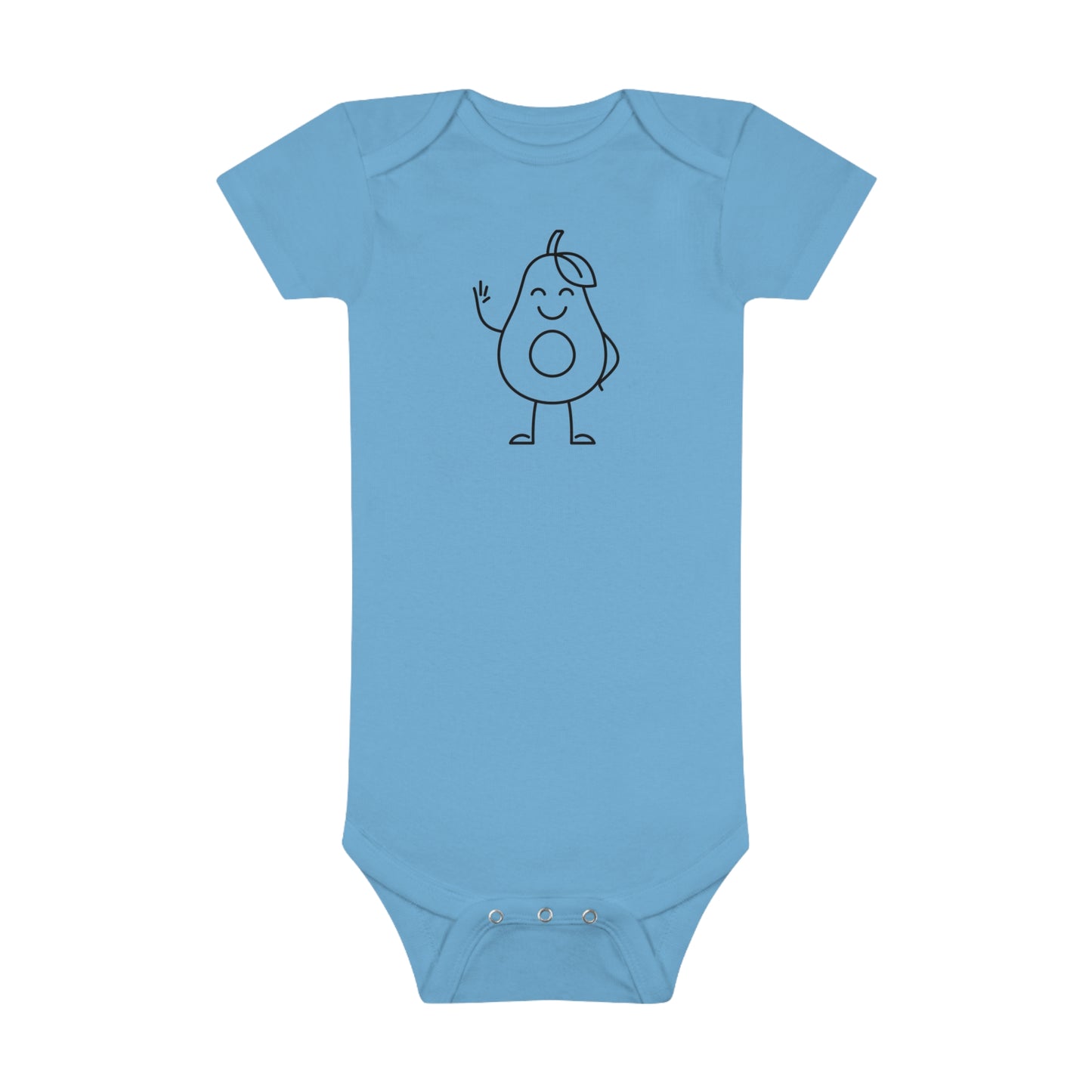 Happy Avocado Print Baby Onesies
