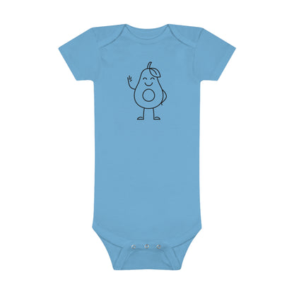 Happy Avocado Print Baby Onesies