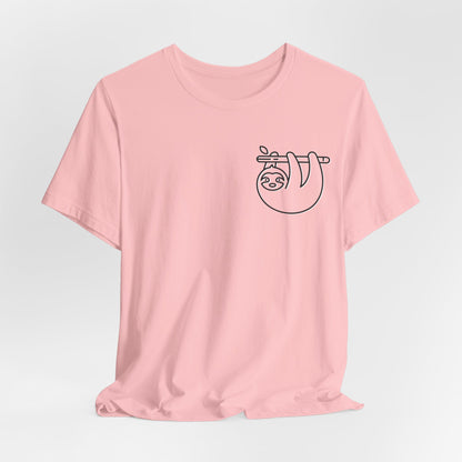 Sloth Print Men & Women T-Shirt