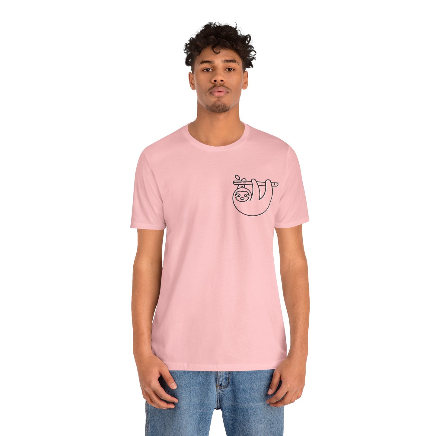 Sloth Print Men & Women T-Shirt