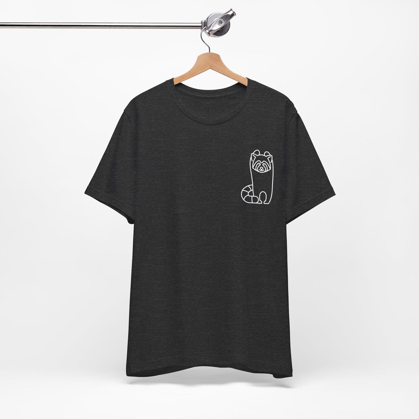 Standing Red Panda Print Men & Women T-Shirt