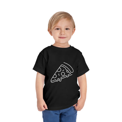 Cheesy Pizza Print Toddlers T-Shirt