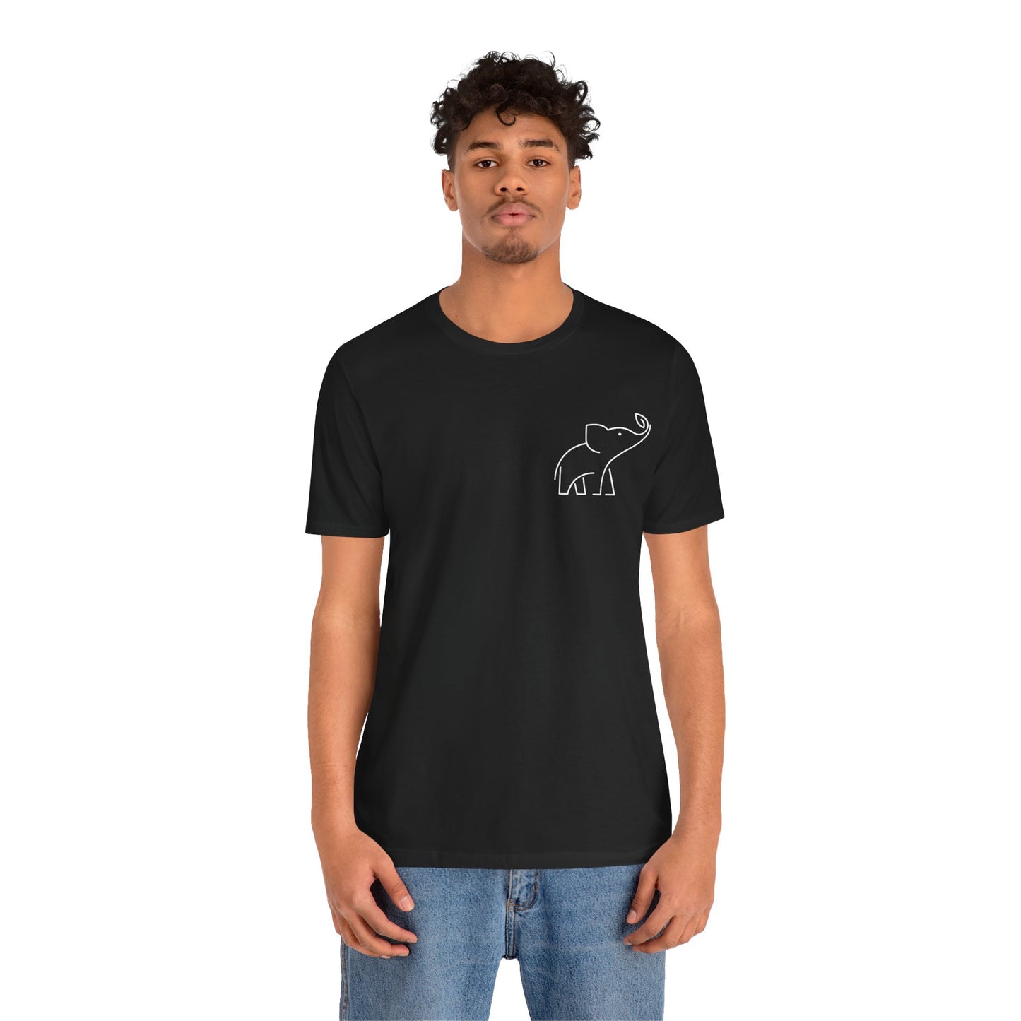 Elephant Print Men & Women T-Shirt
