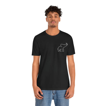 Elephant Print Men & Women T-Shirt