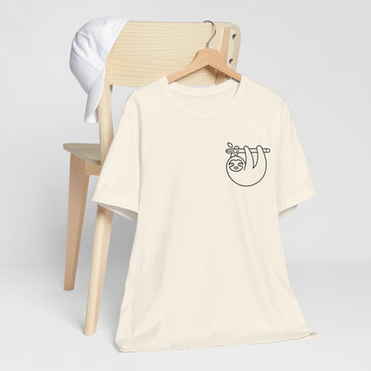 Sloth Print Men & Women T-Shirt