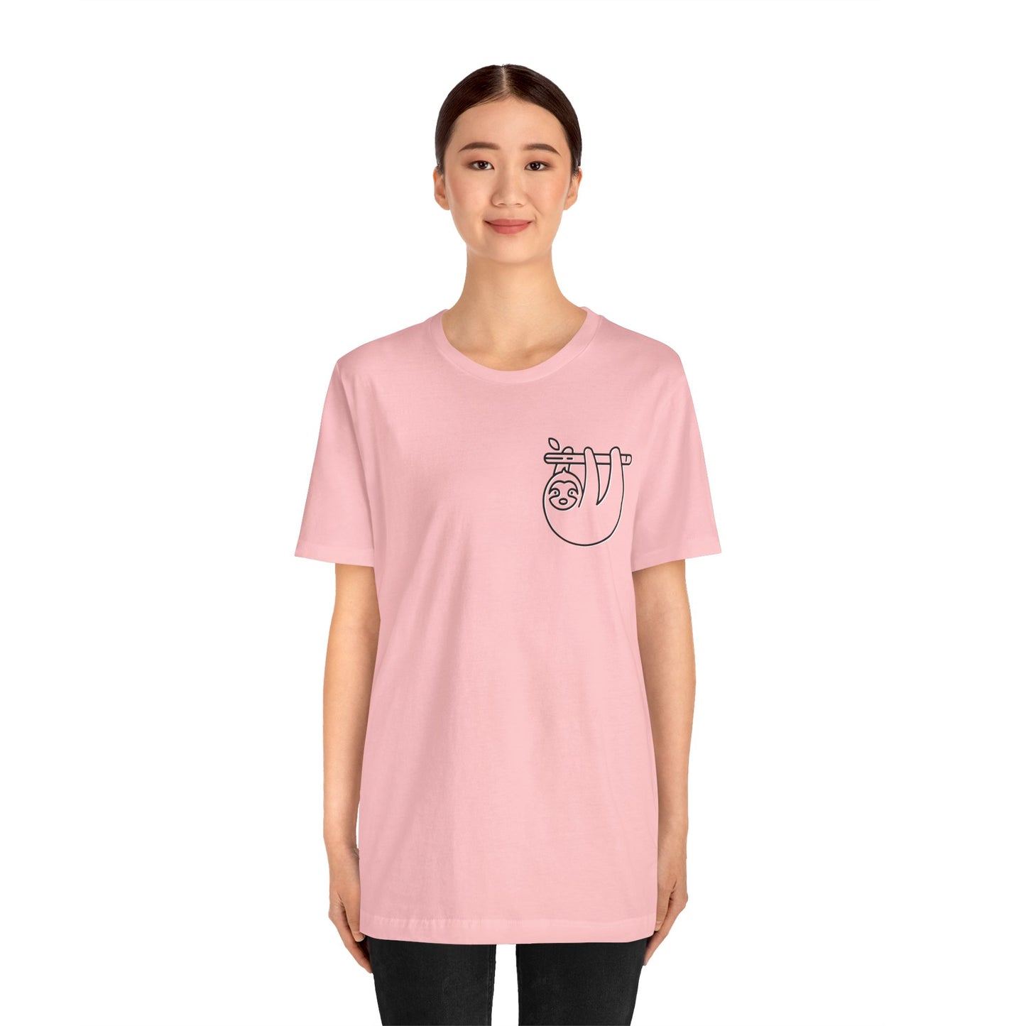 Sloth Print Men & Women T-Shirt