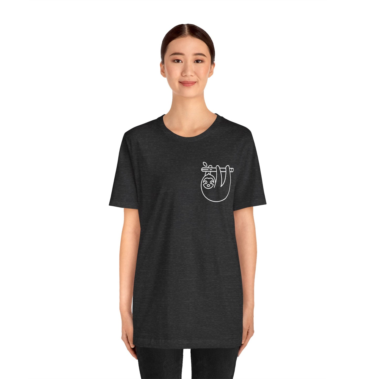 Sloth Print Men & Women T-Shirt