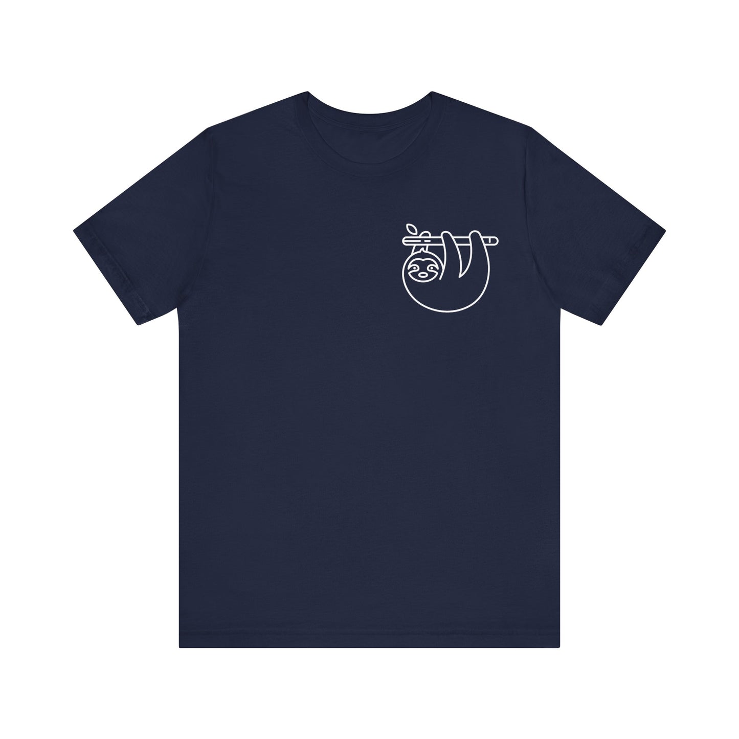 Sloth Print Men & Women T-Shirt