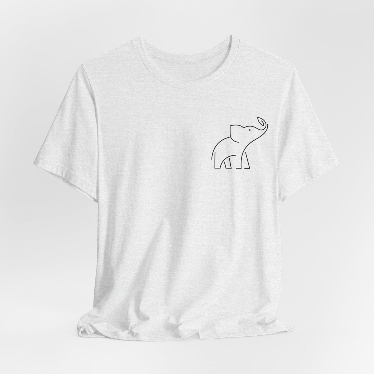 Elephant Print Men & Women T-Shirt