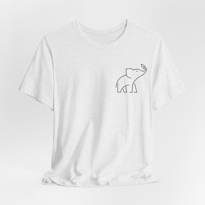 Elephant Print Men & Women T-Shirt