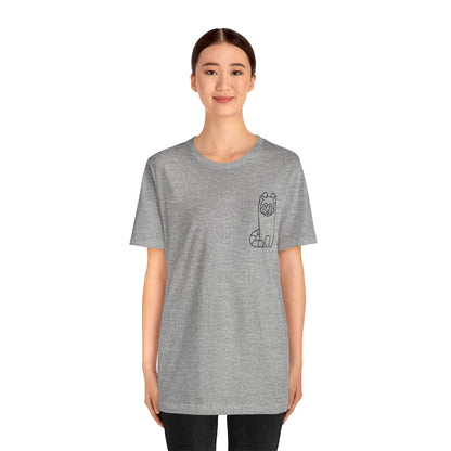 Standing Red Panda Print Men & Women T-Shirt
